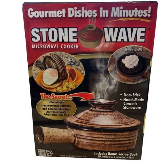 Stone Wave Microwave Cooker *New, Open Box* - Picture 2 of 7
